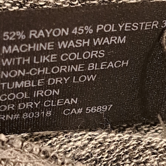 Lucky Brand Tie-Front Heathered Gray Knit Dress - Picture 12 of 12